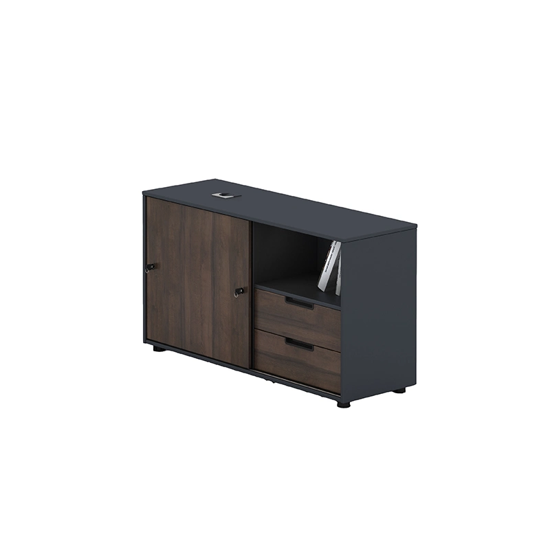 Custom Luxury Office Modern Wooden Furniture Wood Mobile Pedestal