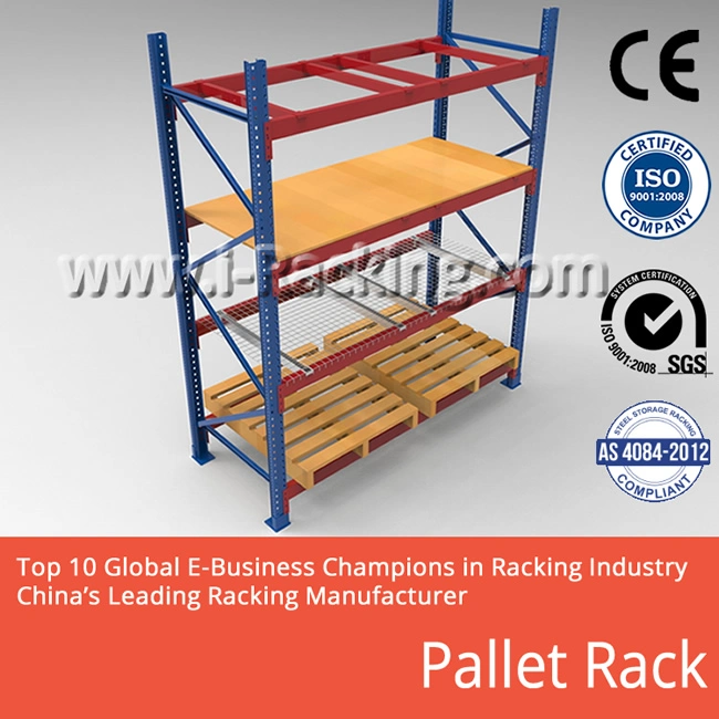 Max. 4, 000 Kg/Level Steel Metal Industrial Warehouse Storage Pallet Adjustment Rack and Shelving