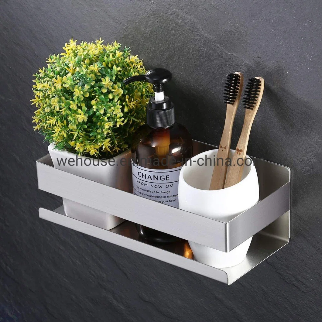 Stainless Steel Bathroom Storage Corner Storage for Household Shelves Wall-Mounted Single-Layer Corner Storage for Bathroom Placement