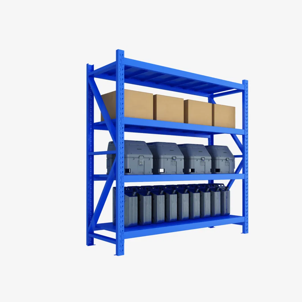 Common Use Adjustable Warehouse/ Storage/ Goods Shelf Cold-Rolled Steel 100-500 Kgs Rack/ Shelf W-300 with Factory Price Competitive Rack