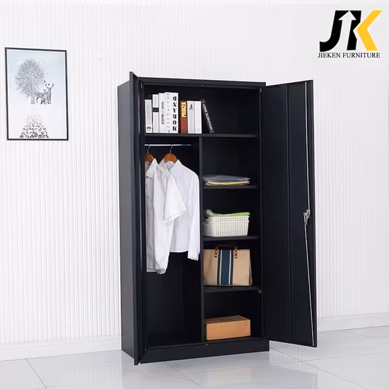 Metal Home Furniture Steel Storage Cabinets with 4 Doors