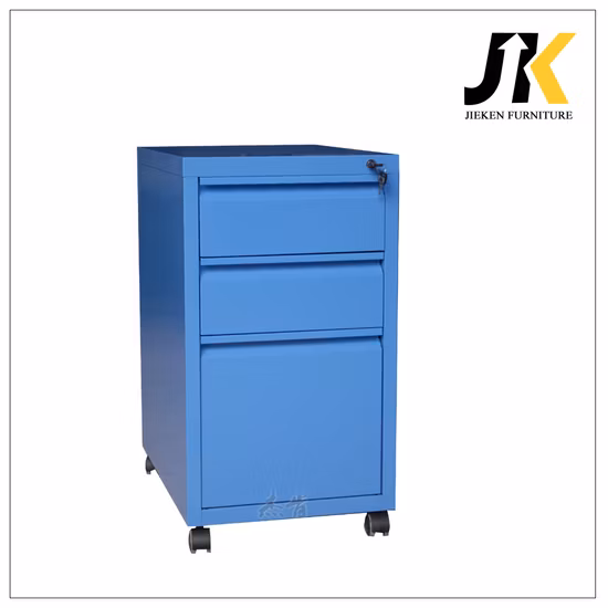 Three Pumping File Storage Activity Employee Mobile Cabinet Drawer Pedestal