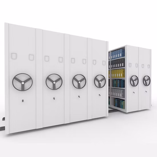 Office File Compactor Shelve Movable Electrical Filing Cabinet Compact Shelves