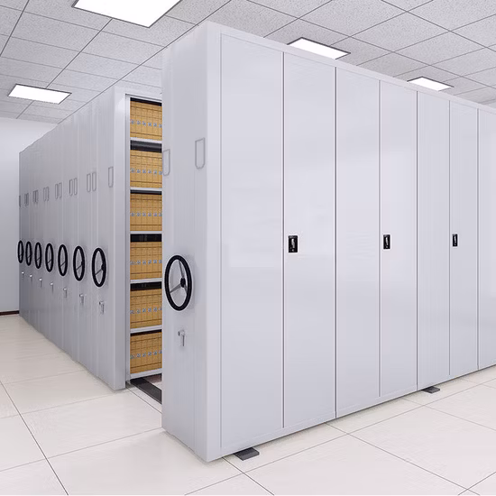 Favourable Library Furniture Mobile Shelving Steel Filing Cabinet Compact Shelving